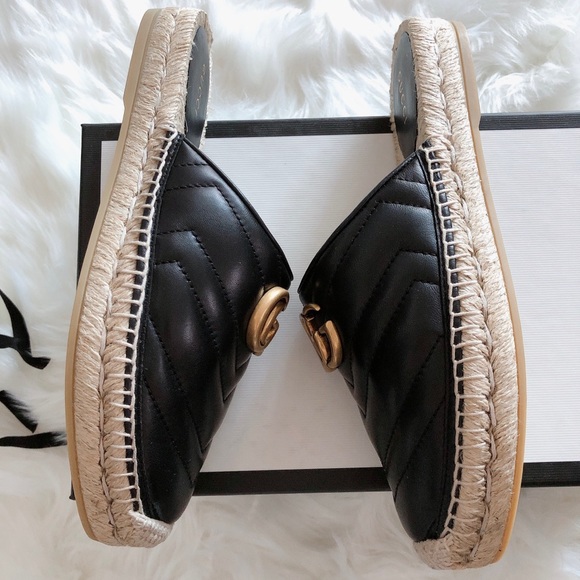 Gucci GG marmont espadrilles slides - Picture 10 of 10